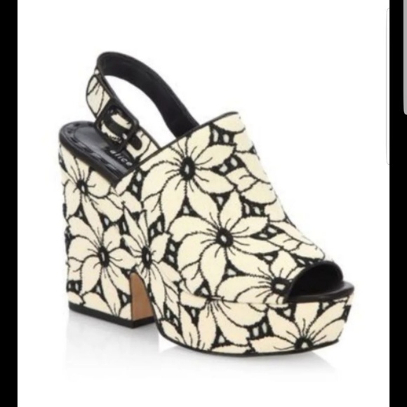 Alice + Olivia Shoes - Alice + Olivia Charlize Floral Wedge
